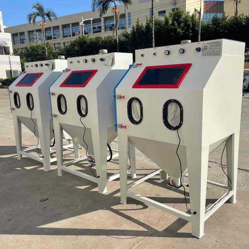 表面处理金银首饰无尘自动专用家具去毛刺现货供应箱式手动喷砂机